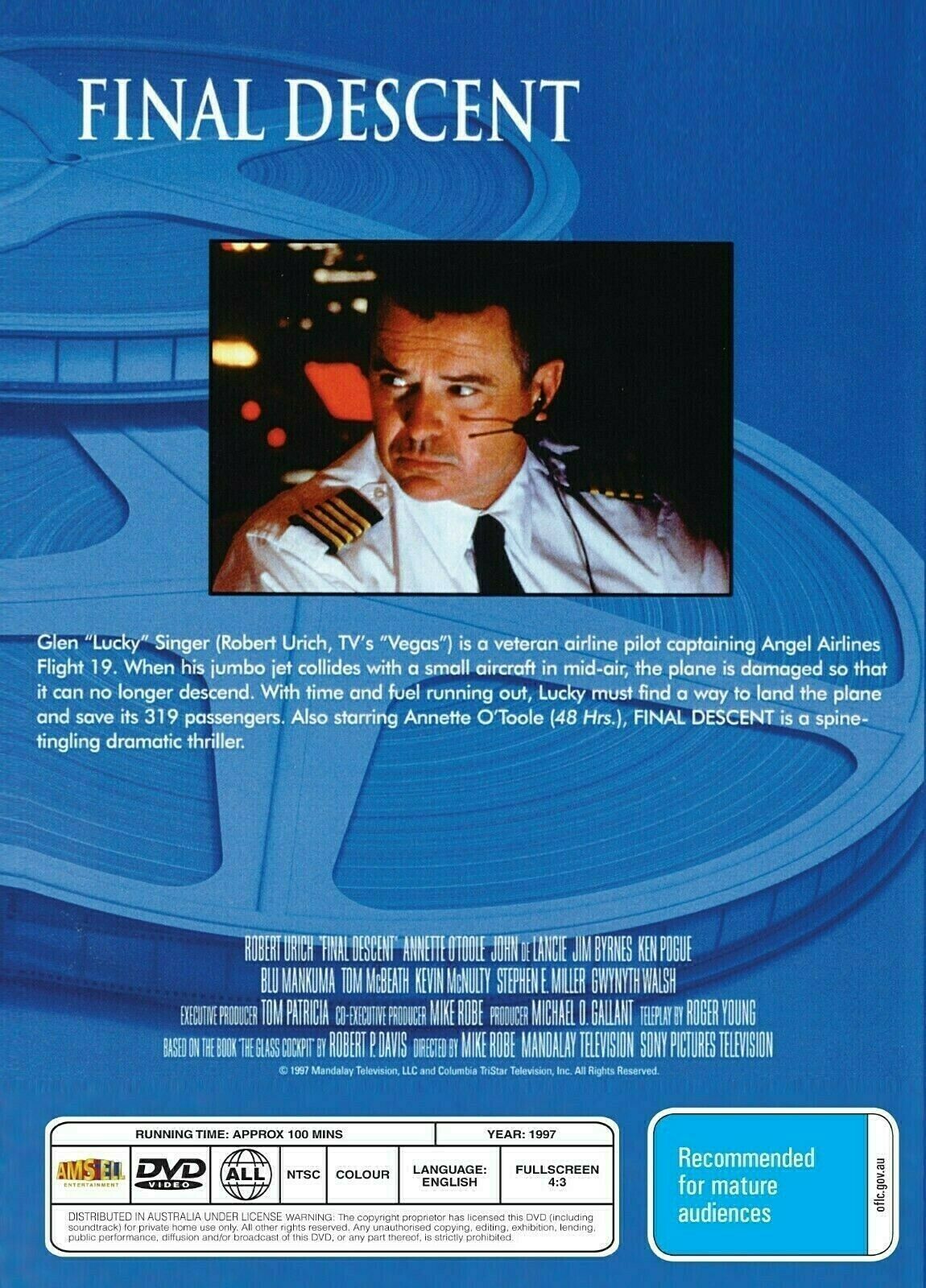 Buy Online Final Descent - DVD - Robert Urich, Annette O'Toole | Best Shop for Old classic and hard to find movies on DVD - Timeless Classic DVD
