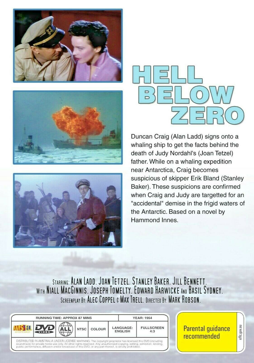 Hell Below Zero 1954 DVD NEW Alan Ladd Joan Tetzel