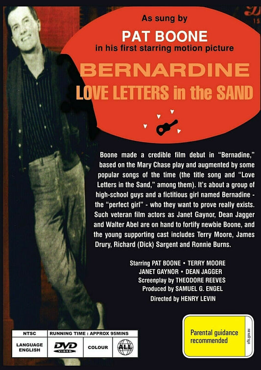 Buy Online Bernardine (1957) - DVD - Pat Boone, Terry Moore | Best Shop for Old classic and hard to find movies on DVD - Timeless Classic DVD