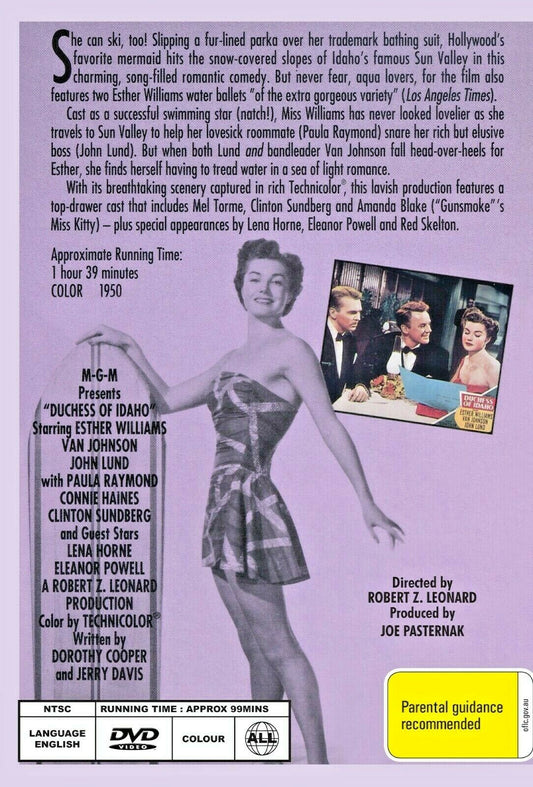 Buy Online Duchess of Idaho - DVD - Esther Williams, Van Johnson | Best Shop for Old classic and hard to find movies on DVD - Timeless Classic DVD