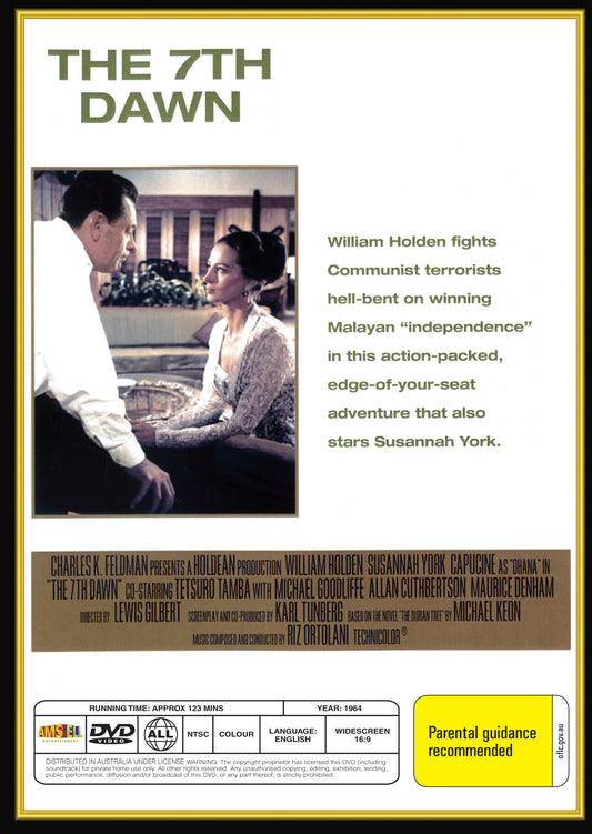 Buy Online The 7th Dawn (1964) - DVD - William Holden, Susannah York | Best Shop for Old classic and hard to find movies on DVD - Timeless Classic DVD