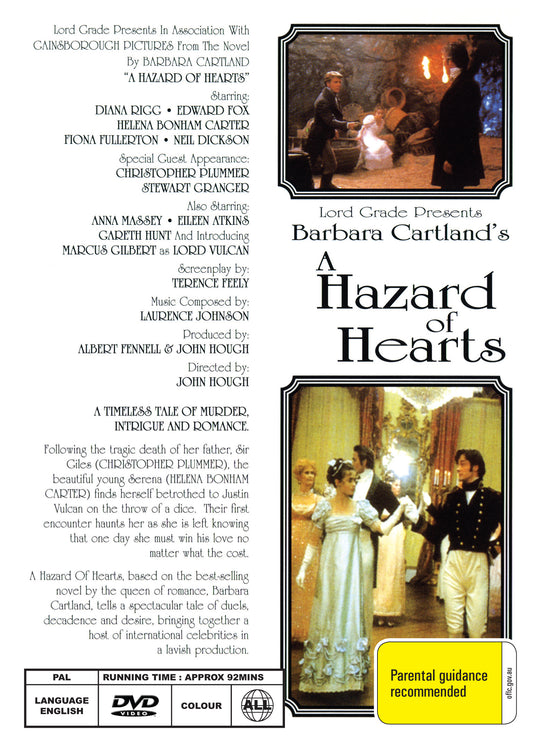 A Hazard of Hearts Drama on DVD