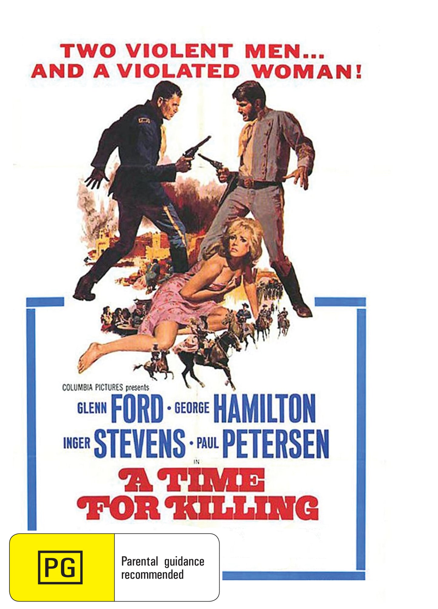 Buy Online A Time for Killing (1967) - DVD - Inger Stevens, Glenn Ford | Best Shop for Old classic and hard to find movies on DVD - Timeless Classic DVD