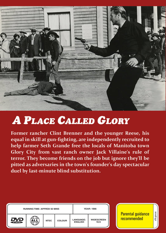 Buy Online A Place Called Glory (1965) - Lex Barker, Pierre Brice | Best Shop for Old classic and hard to find movies on DVD - Timeless Classic DVD