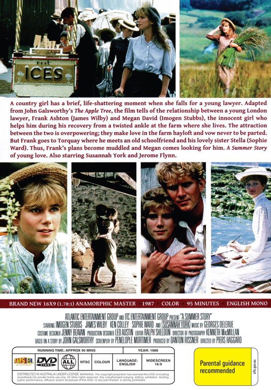 Buy Online A Summer Story (1988) - Imogen Stubbs, James Wilby, Susannah York | Best Shop for Old classic and hard to find movies on DVD - Timeless Classic DVD