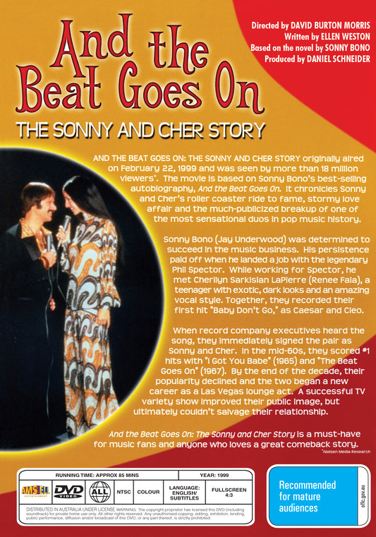 Buy Online And the Beat Goes On: The Sonny and Cher Story (1999) - Jay Underwood, Renee Faia | Best Shop for Old classic and hard to find movies on DVD - Timeless Classic DVD