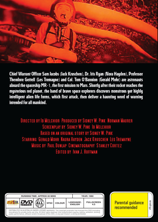 Buy Online The Angry Red Planet (1959) - DVD - Gerald Mohr, Nora Hayden | Best Shop for Old classic and hard to find movies on DVD - Timeless Classic DVD