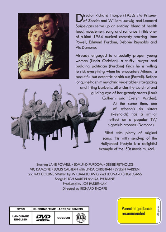 Buy Online Athena (1954) - DVD - Jane Powell, Debbie Reynolds | Best Shop for Old classic and hard to find movies on DVD - Timeless Classic DVD