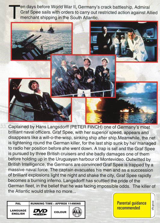 Buy Online The Battle of the River Plate (1956) - DVD - John Gregson, Anthony Quayle | Best Shop for Old classic and hard to find movies on DVD - Timeless Classic DVD