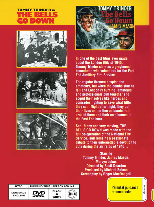 Buy Online The Bells Go Down (1943) - DVD - Tommy Trinder, James Mason | Best Shop for Old classic and hard to find movies on DVD - Timeless Classic DVD