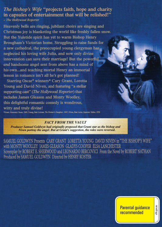 Buy Online The Bishop's Wife (1947) - DVD - Cary Grant, Loretta Young | Best Shop for Old classic and hard to find movies on DVD - Timeless Classic DVD