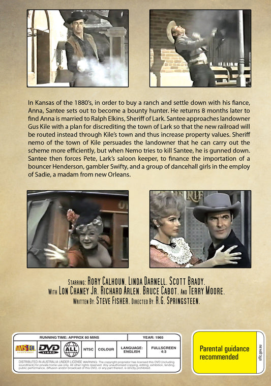 Buy Online Black Spurs (1965) - DVD - Rory Calhoun, Linda Darnell | Best Shop for Old classic and hard to find movies on DVD - Timeless Classic DVD