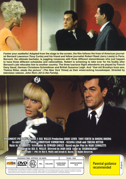 Buy Online Boeing, Boeing (1965) - DVD - Tony Curtis, Jerry Lewis | Best Shop for Old classic and hard to find movies on DVD - Timeless Classic DVD