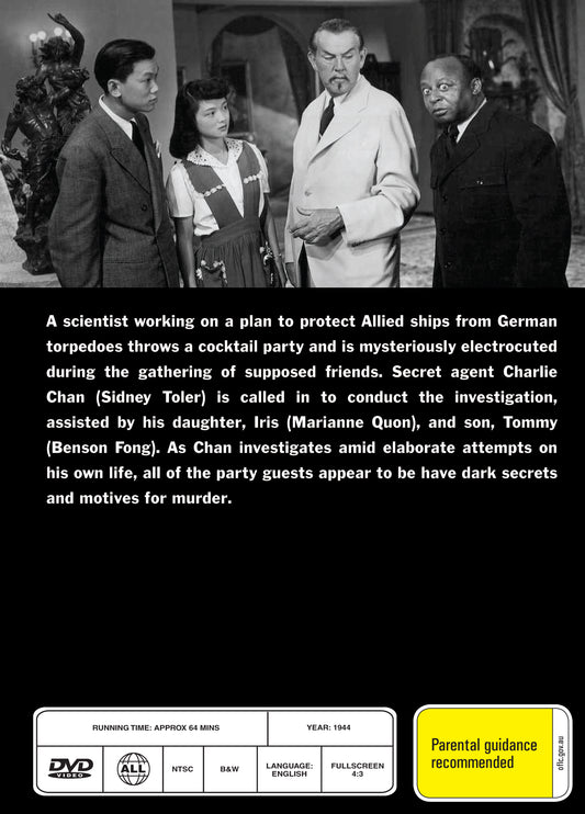 Buy Online Charlie Chan in the Secret Service (1944) - DVD - Sidney Toler, Mantan Moreland | Best Shop for Old classic and hard to find movies on DVD - Timeless Classic DVD