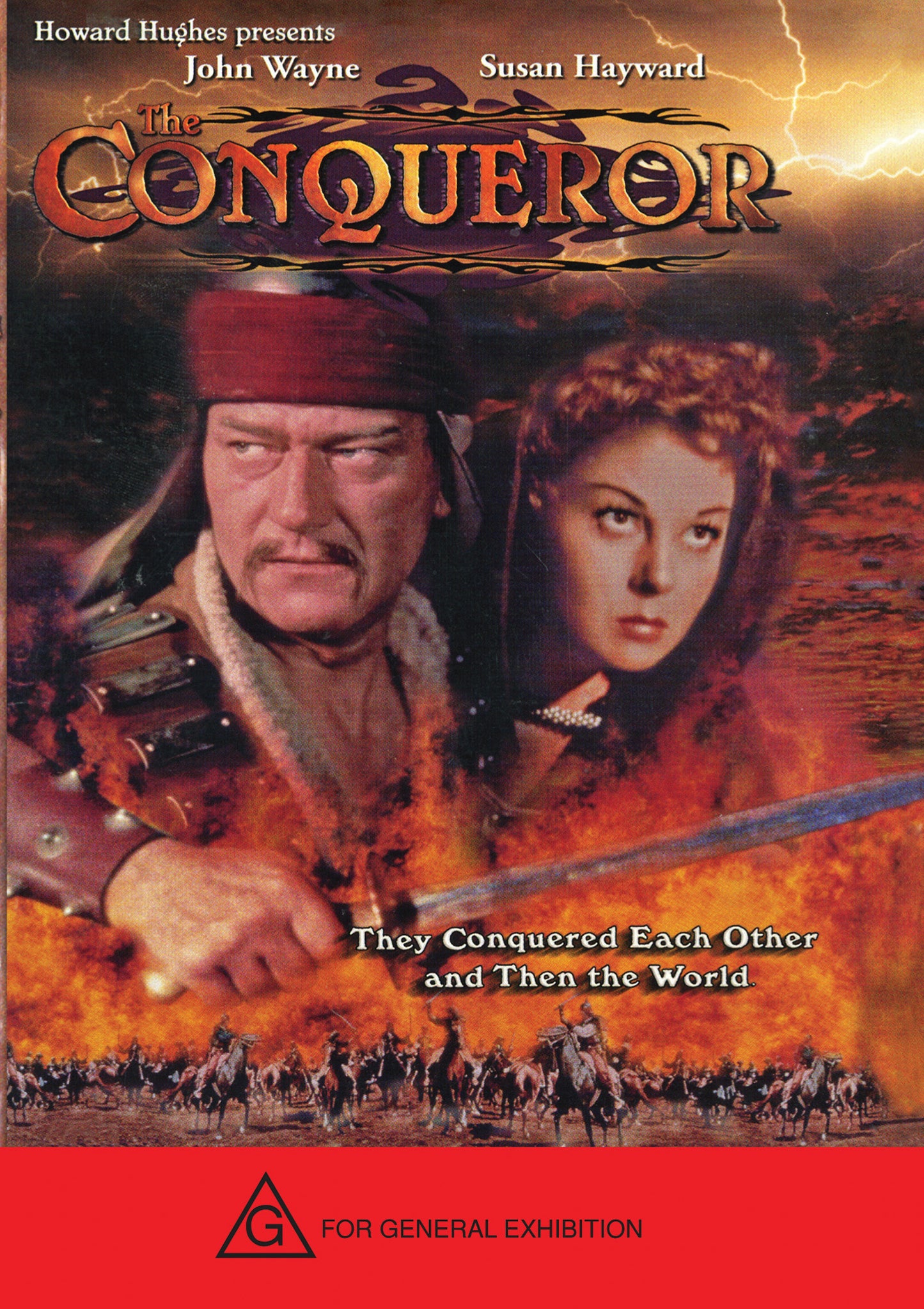 Buy Online The Conqueror (1956) - DVD - John Wayne, Susan Hayward | Best Shop for Old classic and hard to find movies on DVD - Timeless Classic DVD