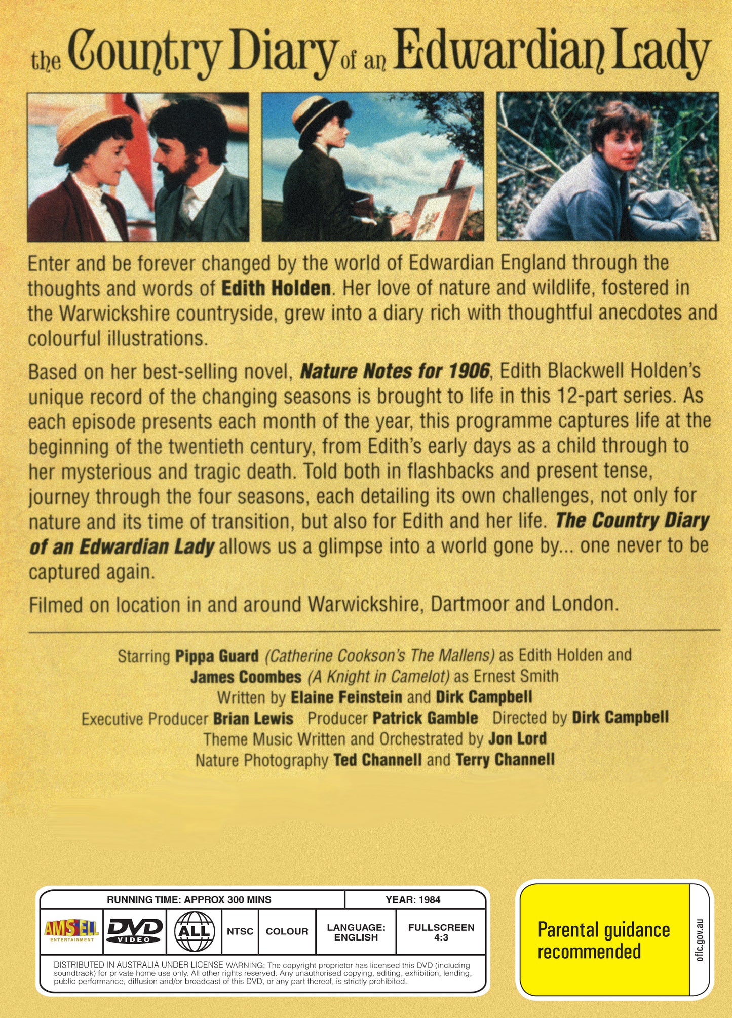 Buy Online The Country Diary of an Edwardian Lady - DVD -  Pippa Guard, Isabelle Amyes | Best Shop for Old classic and hard to find movies on DVD - Timeless Classic DVD