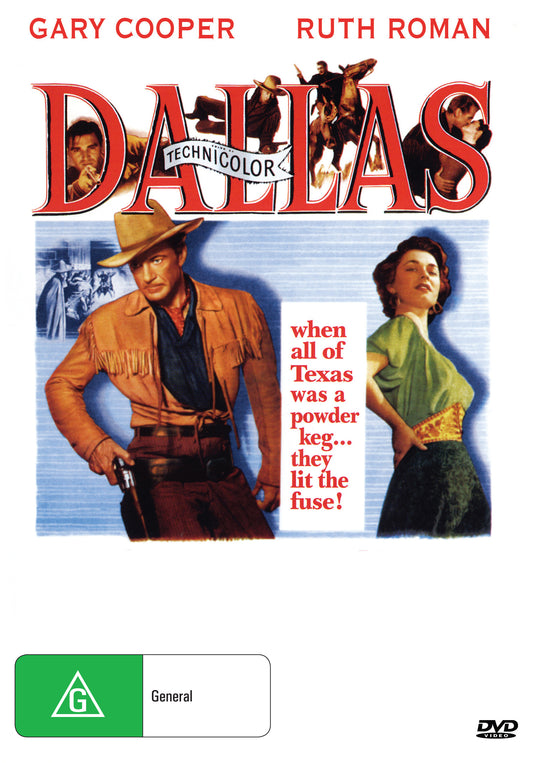 Buy Online Dallas (1950) - DVD - Gary Cooper, Ruth Roman | Best Shop for Old classic and hard to find movies on DVD - Timeless Classic DVD