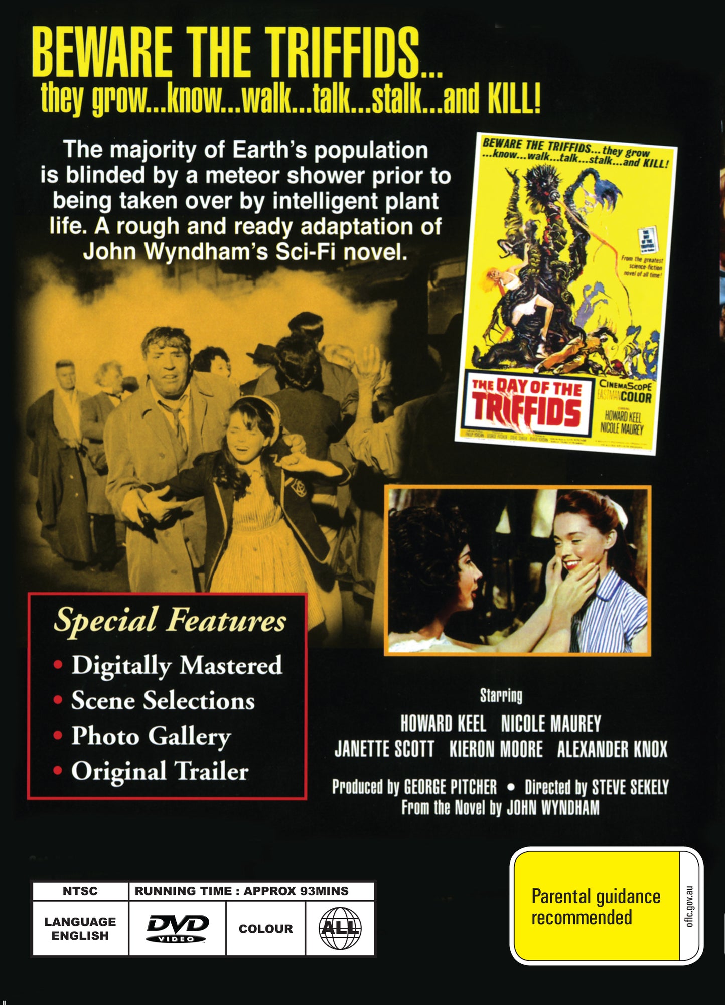 Buy Online The Day of the Triffids (1963) - DVD - Howard Keel, Nicole Maurey | Best Shop for Old classic and hard to find movies on DVD - Timeless Classic DVD