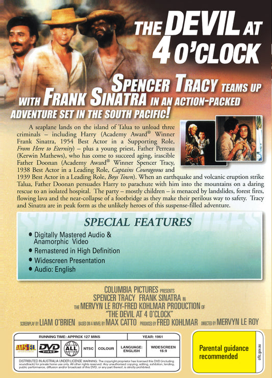 Buy Online The Devil at 4 O'Clock (1961)- DVD - Spencer Tracy, Frank Sinatra | Best Shop for Old classic and hard to find movies on DVD - Timeless Classic DVD