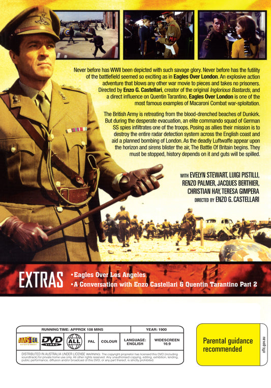 Buy Online Eagles Over London (1969) - DVD - Frederick Stafford, Van Johnson | Best Shop for Old classic and hard to find movies on DVD - Timeless Classic DVD