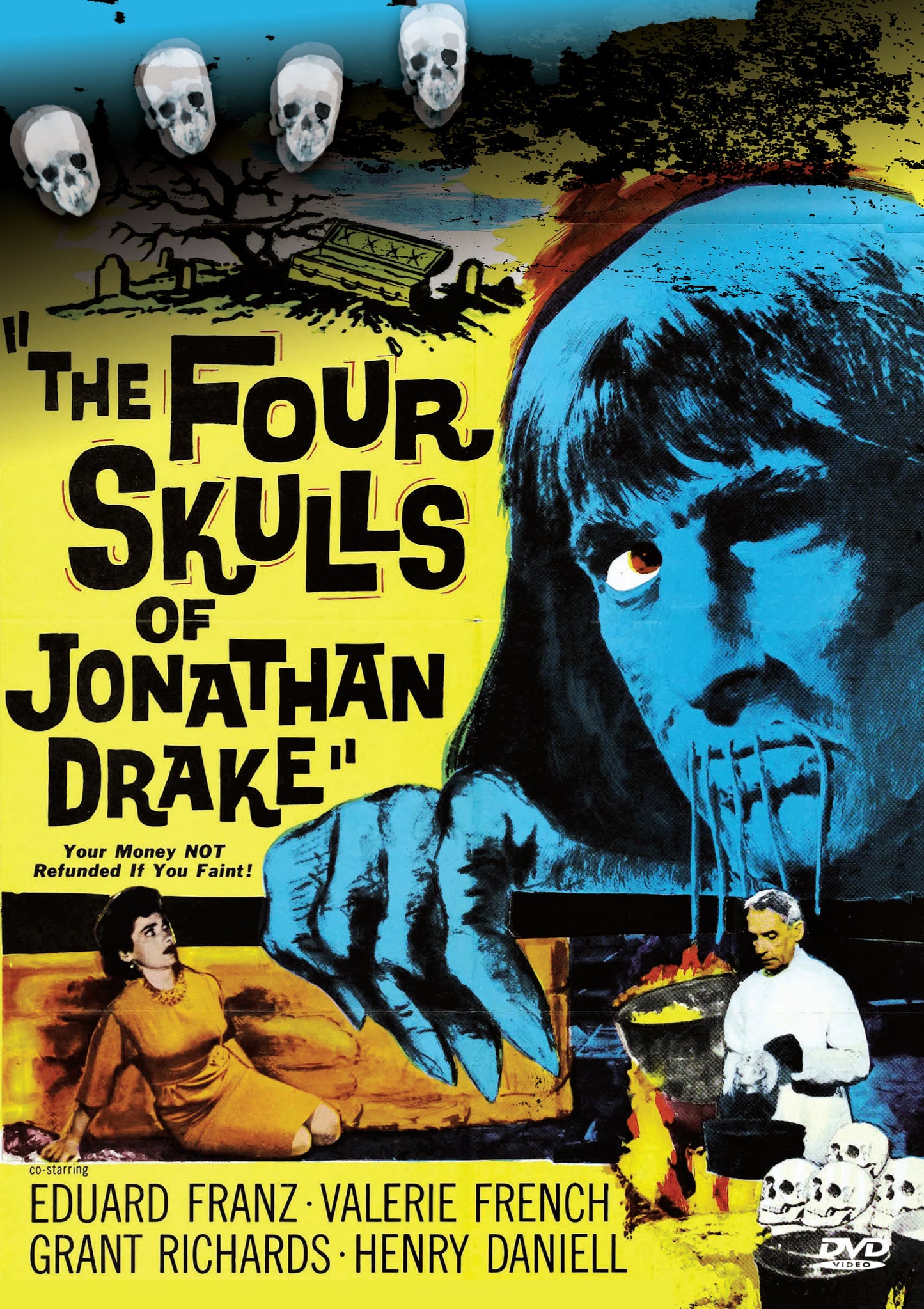 Buy Online The Four Skulls of Jonathan Drake (1959) - Eduard Franz, Valerie French | Best Shop for Old classic and hard to find movies on DVD - Timeless Classic DVD