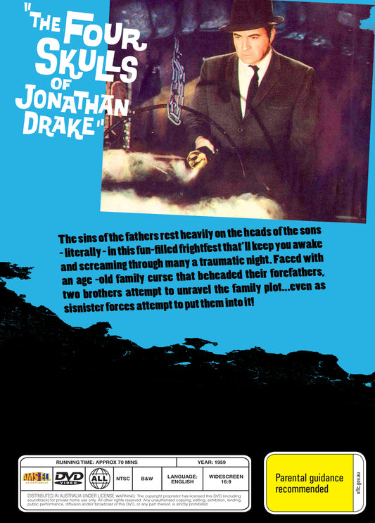 Buy Online The Four Skulls of Jonathan Drake (1959) - Eduard Franz, Valerie French | Best Shop for Old classic and hard to find movies on DVD - Timeless Classic DVD