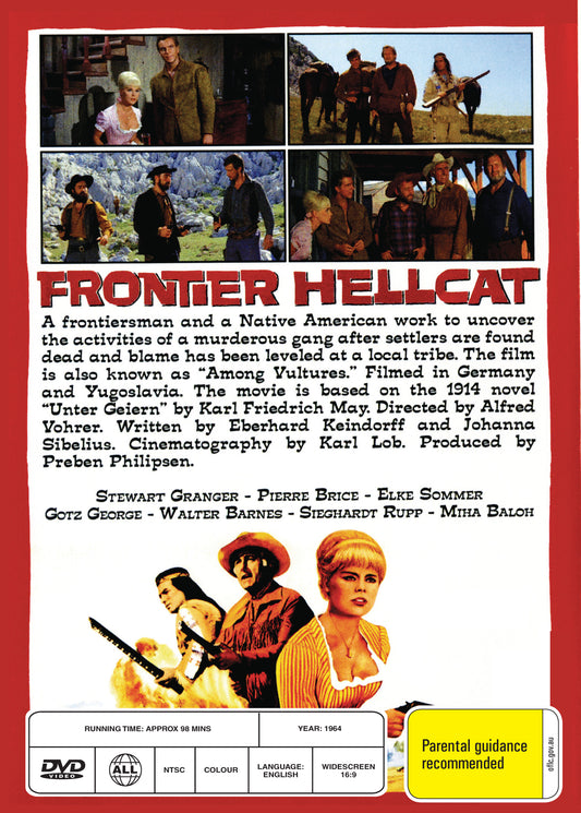 Buy Online Frontier Hellcat (1964) - DVD - Pierre Brice, Stewart Granger | Best Shop for Old classic and hard to find movies on DVD - Timeless Classic DVD