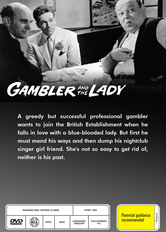 Buy Online Gambler and the Lady (1952) - DVD - Dane Clark, Kathleen Byron | Best Shop for Old classic and hard to find movies on DVD - Timeless Classic DVD
