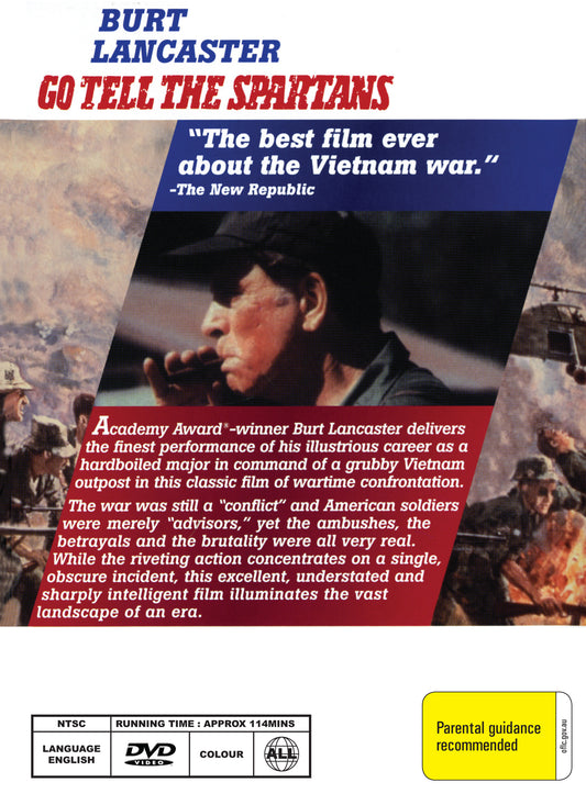 Buy Online Go Tell the Spartans (1978) - DVD - Burt Lancaster, Craig Wasson | Best Shop for Old classic and hard to find movies on DVD - Timeless Classic DVD