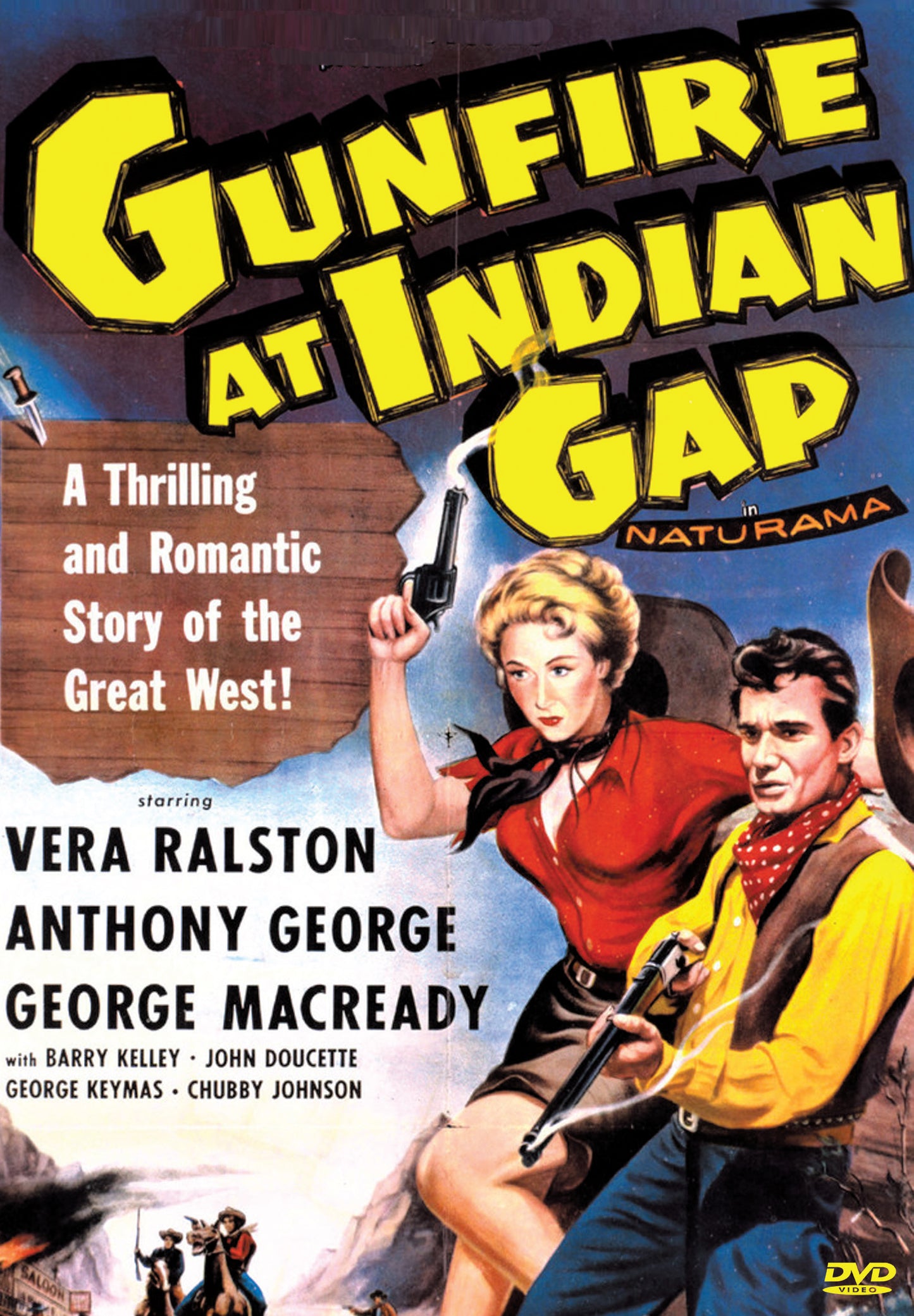 Buy Online Gunfire at Indian Gap (1957) - DVD - Vera Ralston, Anthony George | Best Shop for Old classic and hard to find movies on DVD - Timeless Classic DVD