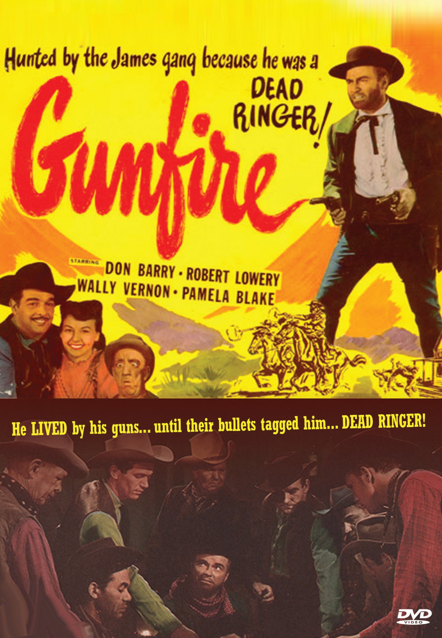 Buy Online Gunfire (1950) - DVD - Don 'Red' Barry, Robert Lowery | Best Shop for Old classic and hard to find movies on DVD - Timeless Classic DVD