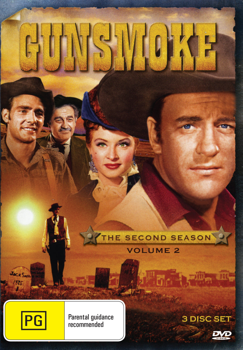 Gunsmoke : The Second Season Volume 2 (1957) DVD - James Arness