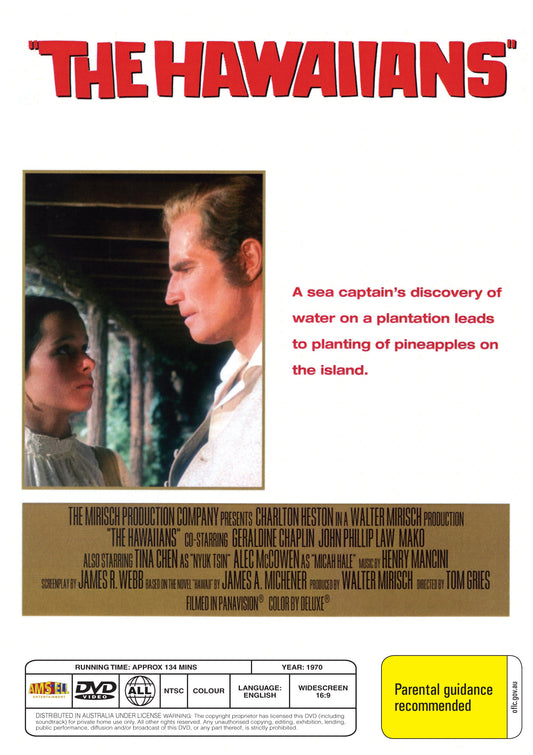 Buy Online The Hawaiians (1970) -  DVD - Charlton Heston, Tina Chen | Best Shop for Old classic and hard to find movies on DVD - Timeless Classic DVD