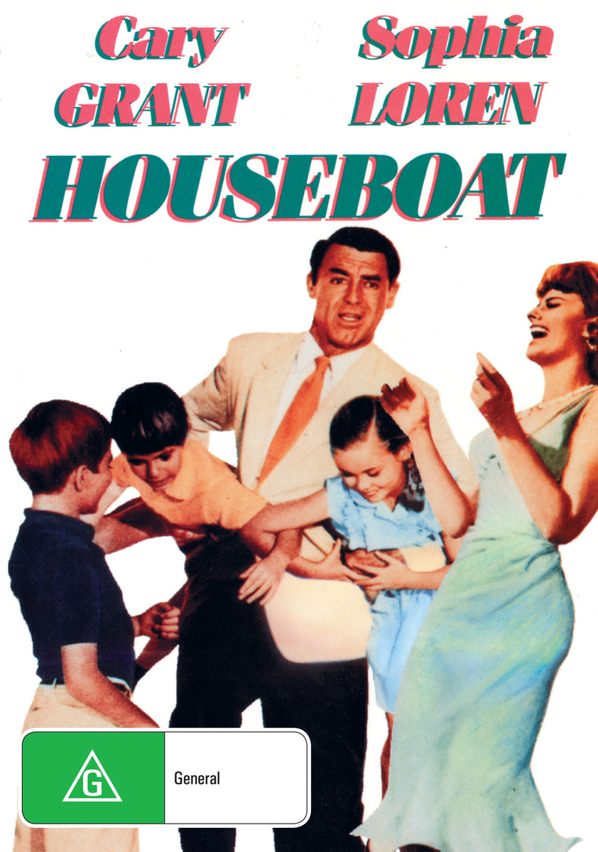 Houseboat 1958 DVD Cary Grant Sophia Loren