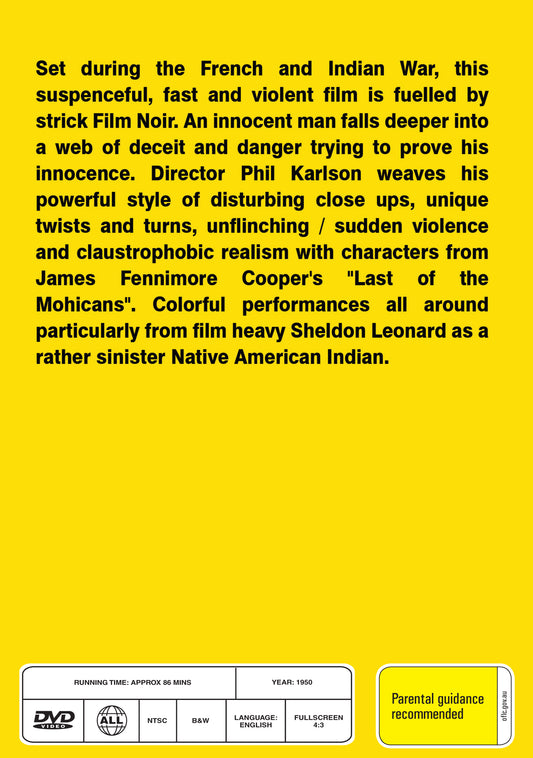 Buy Online The Iroquois Trail (1950) - DVD - George Montgomery, Brenda Marshall | Best Shop for Old classic and hard to find movies on DVD - Timeless Classic DVD