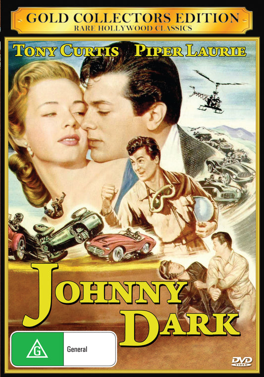 Buy Online Johnny Dark (1954) - DVD - Tony Curtis, Piper Laurie | Best Shop for Old classic and hard to find movies on DVD - Timeless Classic DVD