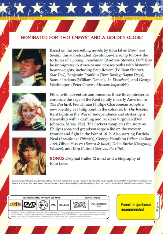 Buy Online The Kent Chronicles - DVD - William Shanter, Kim Cattrall | Best Shop for Old classic and hard to find movies on DVD - Timeless Classic DVD