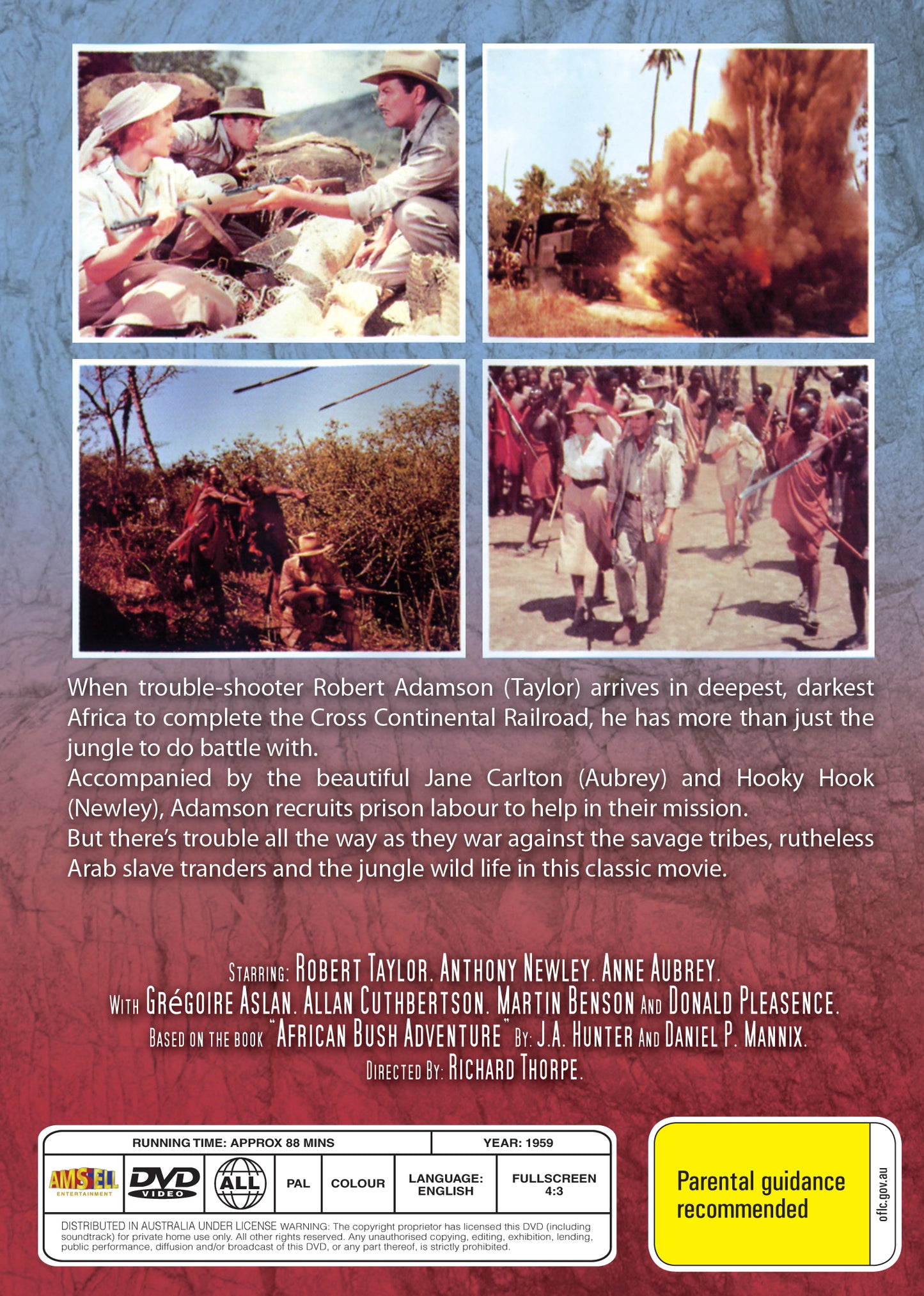 Buy Online Killers of Kilimanjaro (1959) - DVD - Robert Taylor, Anthony Newley | Best Shop for Old classic and hard to find movies on DVD - Timeless Classic DVD