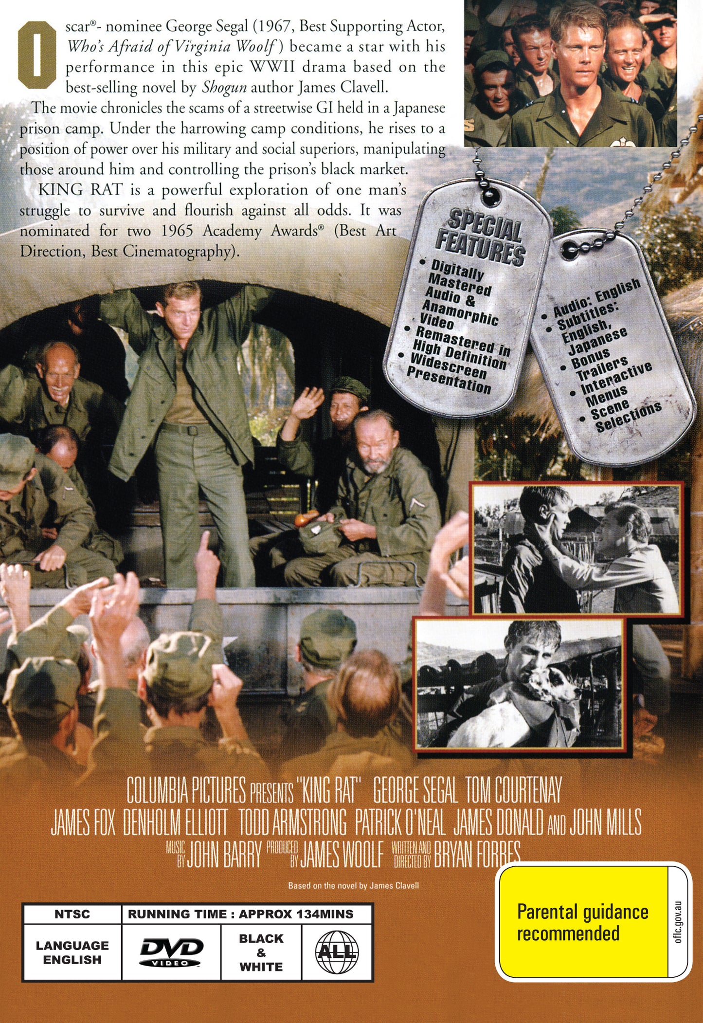 Buy Online King Rat (1965) - DVD - George Segal, Tom Courtenay | Best Shop for Old classic and hard to find movies on DVD - Timeless Classic DVD