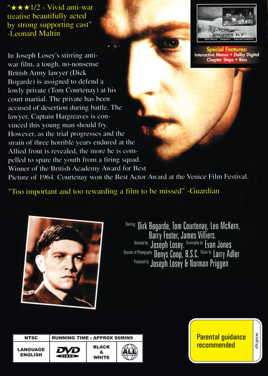 Buy Online King & Country (1964) - DVD - Dirk Bogarde, Tom Courtenay | Best Shop for Old classic and hard to find movies on DVD - Timeless Classic DVD