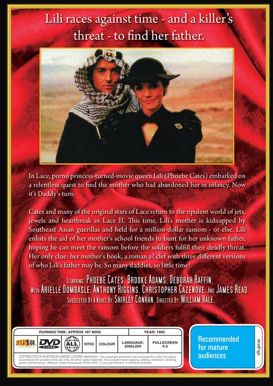 Buy Online Lace II - 1985 - DVD - Brooke Adams, Deborah Raffin | Best Shop for Old classic and hard to find movies on DVD - Timeless Classic DVD