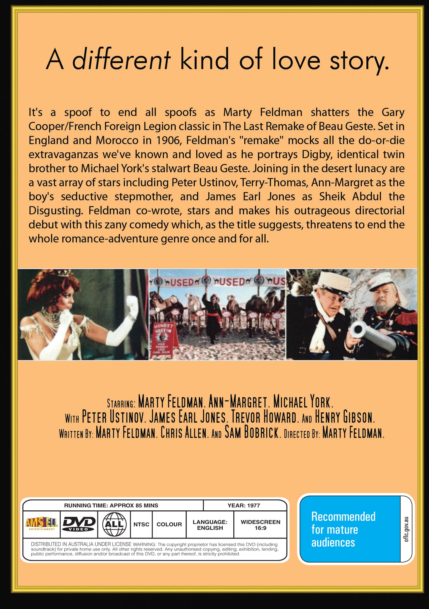 Buy Online The Last Remake of Beau Geste (1977) - DVD - Marty Feldman, Ann-Margret | Best Shop for Old classic and hard to find movies on DVD - Timeless Classic DVD