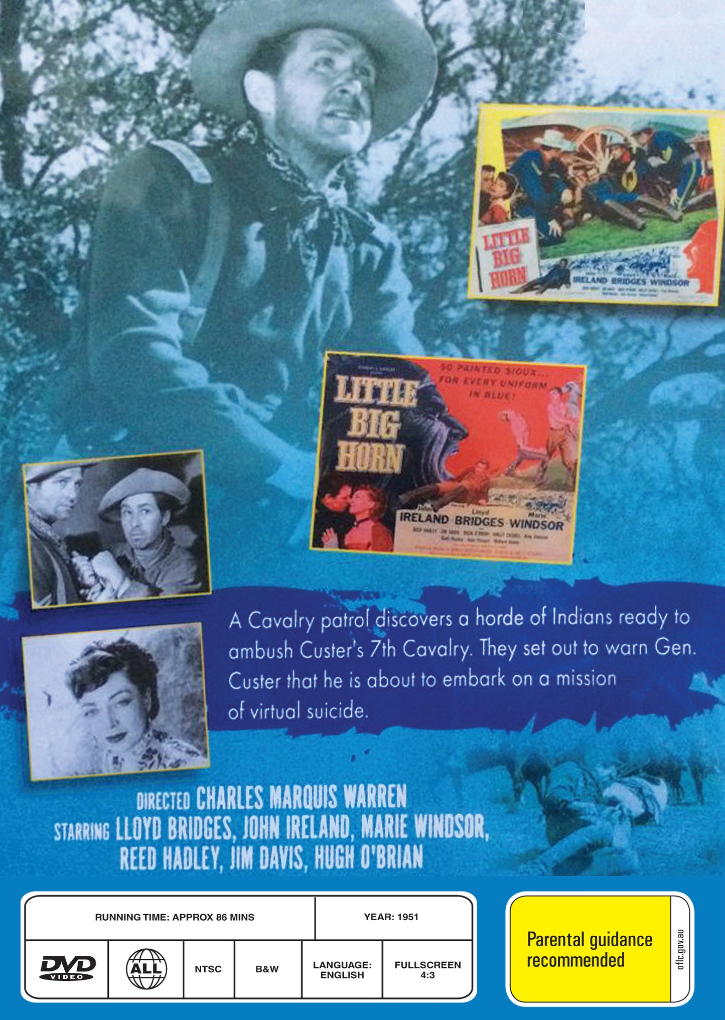 Buy Online Little Big Horn (1951) - DVD - Lloyd Bridges, John Ireland | Best Shop for Old classic and hard to find movies on DVD - Timeless Classic DVD