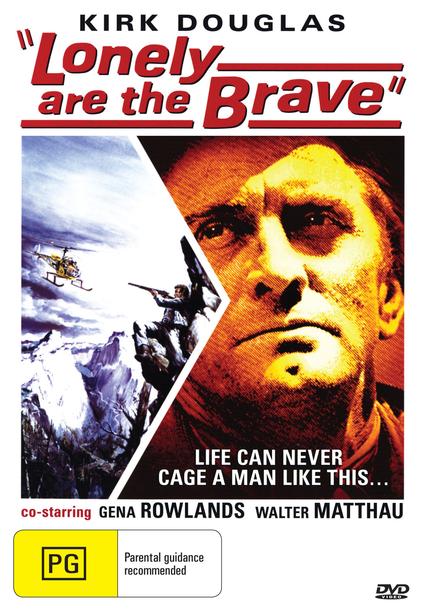 Buy Online Lonely Are the Brave (1962) - DVD - Kirk Douglas, Gena Rowlands | Best Shop for Old classic and hard to find movies on DVD - Timeless Classic DVD