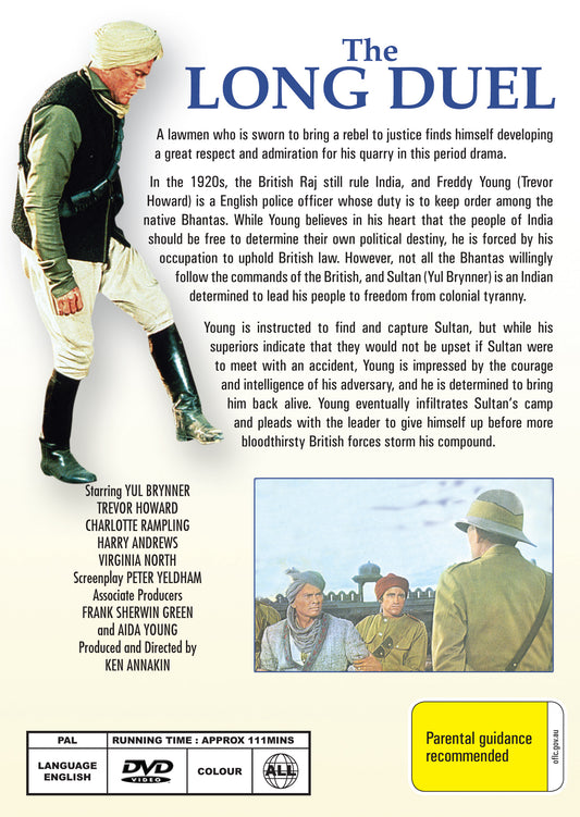 Buy Online The Long Duel (1967) - DVD -  Yul Brynner, Trevor Howard | Best Shop for Old classic and hard to find movies on DVD - Timeless Classic DVD