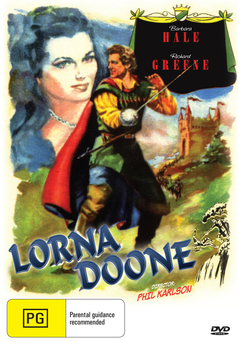 Lorna Doone (1951) - DVD - Barbara Hale, Richard Greene