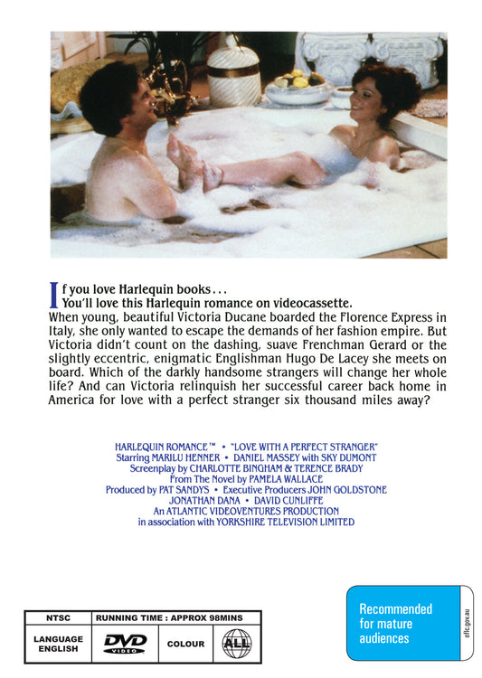 Buy Online Love With A Perfect Stranger -  Marilu Henner  Daniel Massey | Best Shop for Old classic and hard to find movies on DVD - Timeless Classic DVD