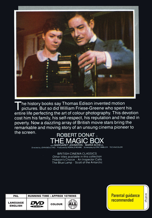 Buy Online The Magic Box (1951) - DVD - Robert Donat, Maria Schell | Best Shop for Old classic and hard to find movies on DVD - Timeless Classic DVD