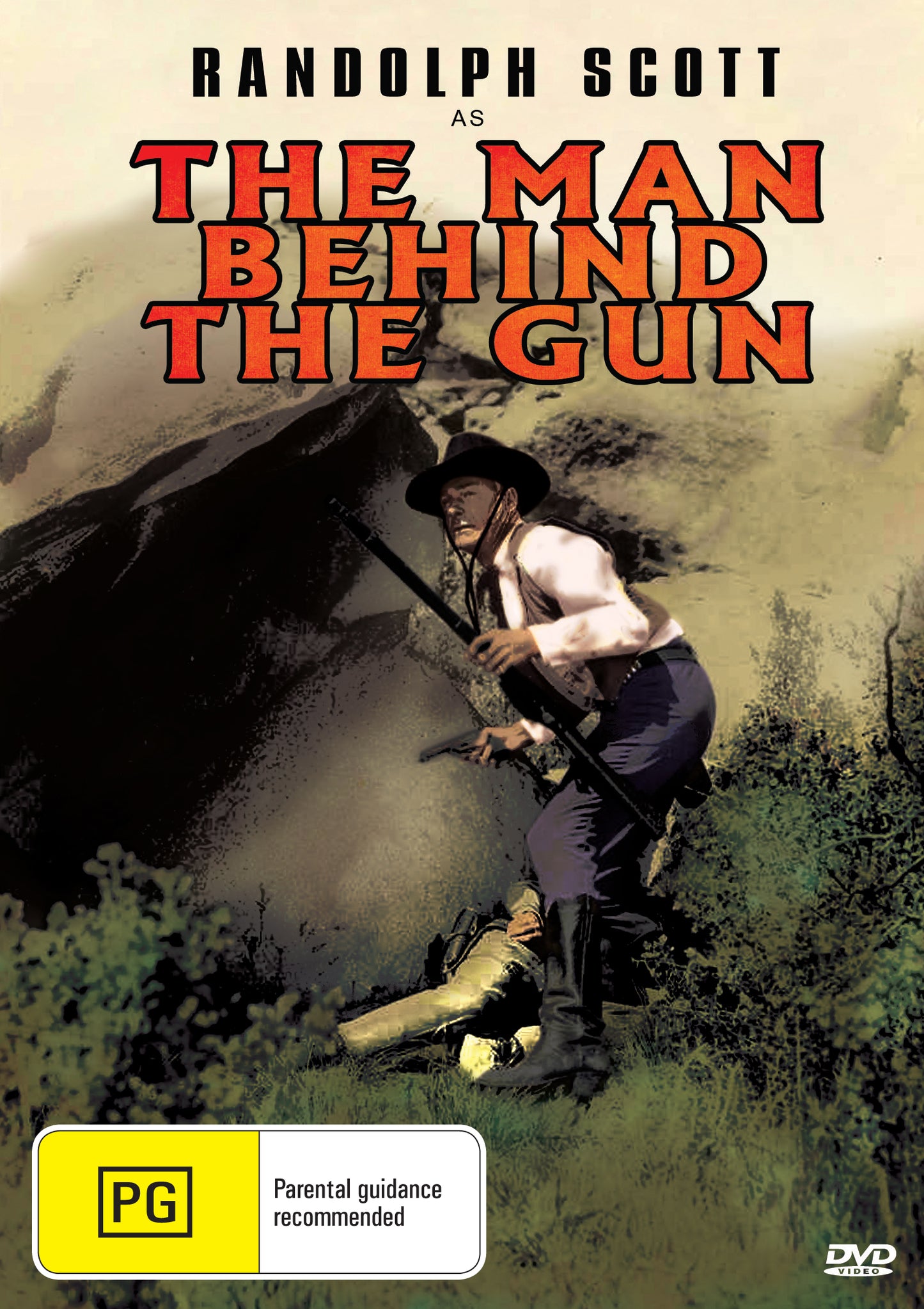 Buy Online The Man Behind the Gun (1953) - DVD - Randolph Scott, Patrice Wymore | Best Shop for Old classic and hard to find movies on DVD - Timeless Classic DVD