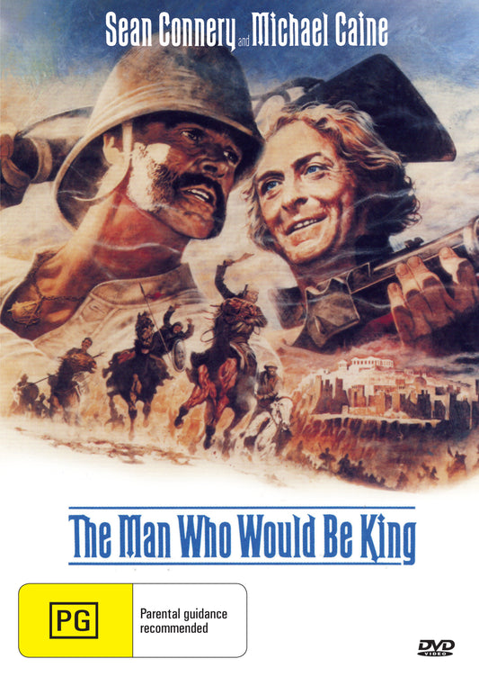 Buy Online The Man Who Would Be King (1975) - DVD - Sean Connery, Michael Caine | Best Shop for Old classic and hard to find movies on DVD - Timeless Classic DVD